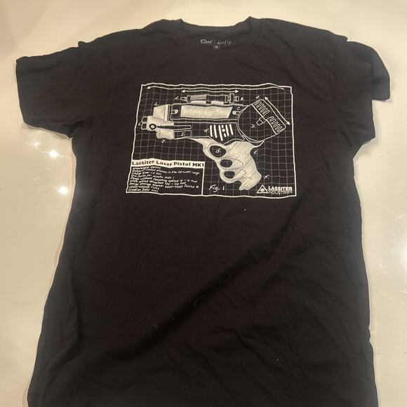 LootCrate Firefly T-shirt Lassiter Laser Pistol 100% Cotton Exclusive Men's M - Picture 4 of 5